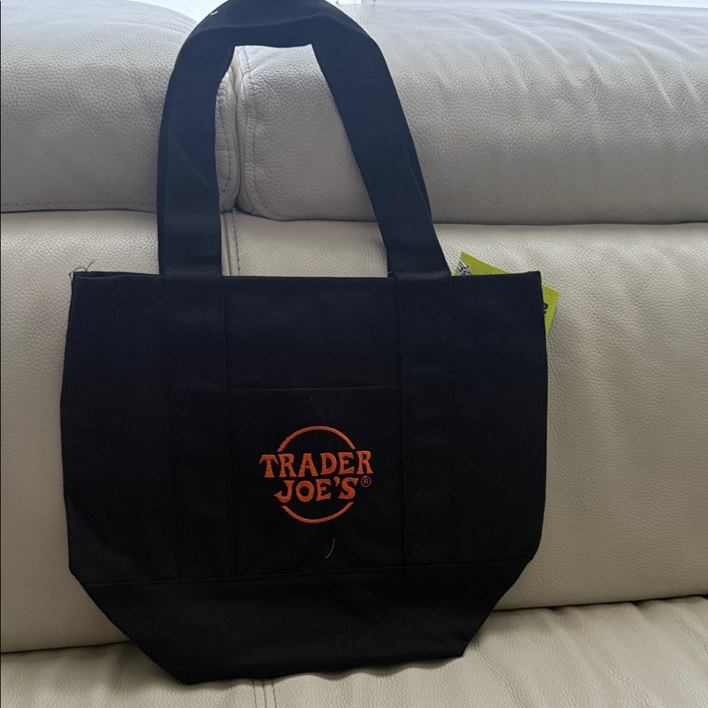 Black mini Tote Bag New seasonal mini Tote from Trader Joe’s
